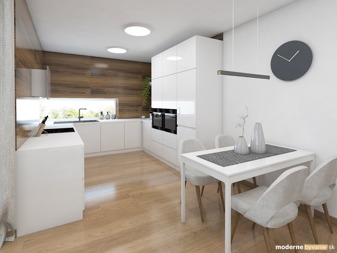 Návrh interiéru - Kuchyňa - Elegantný nadčasový interiér
