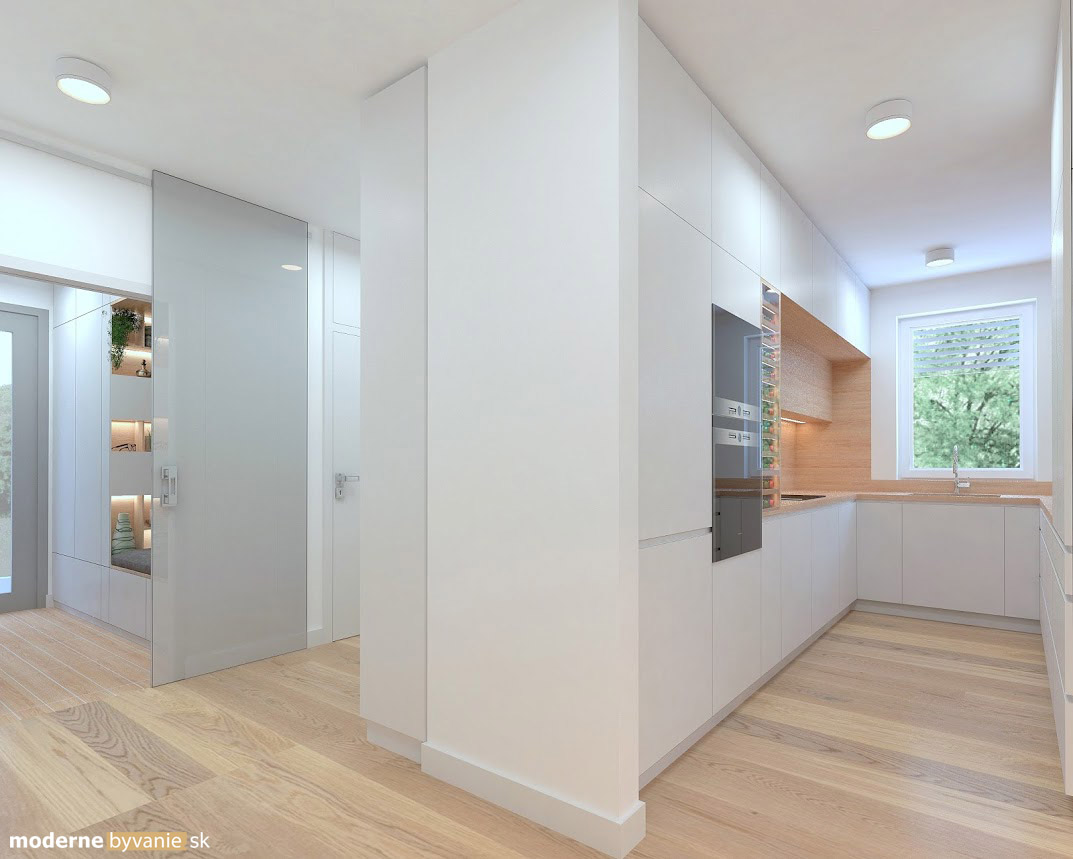 Návrh interiéru - Kuchyňa - Príjemný škandinávsky dizajn
