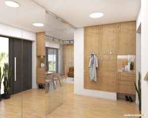 Návrh interiéru - Chodba - Dizajn interiéru domu v Tatrách