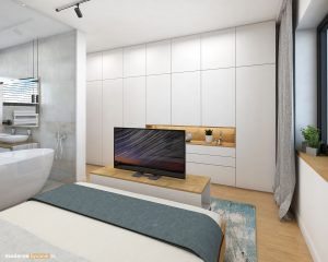 Návrh interiéru - Spálňa - Dizajn interiéru domu v Tatrách