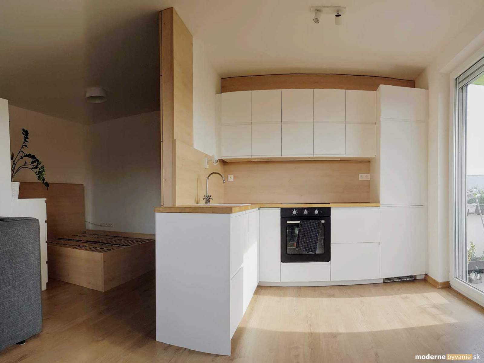 Návrh interiéru - Kuchyňa - Vytvorenie hosťovskej izby v byte
